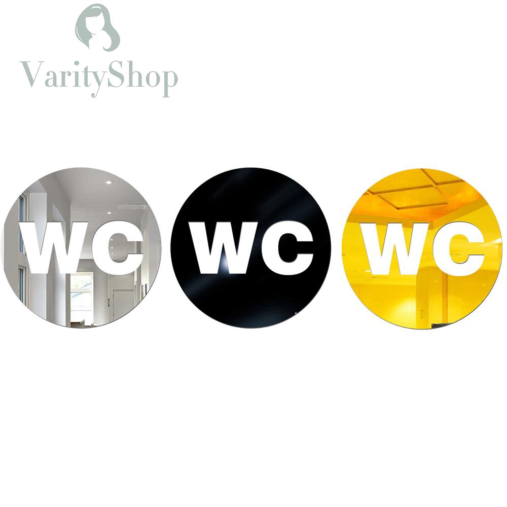 Sticker gương WC 12cm dán tường trang trí chuyên dụng