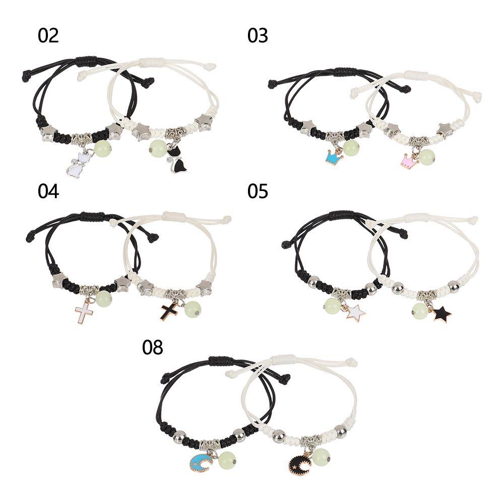 Set 2 Vòng Tay Chuỗi Hạt Phát Quang Thời Trang