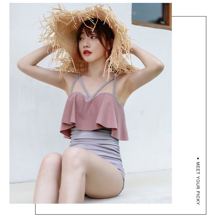 (HÀNG NHẬP) Set Bikini Kèm Váy Style Hàn quốc #Q057