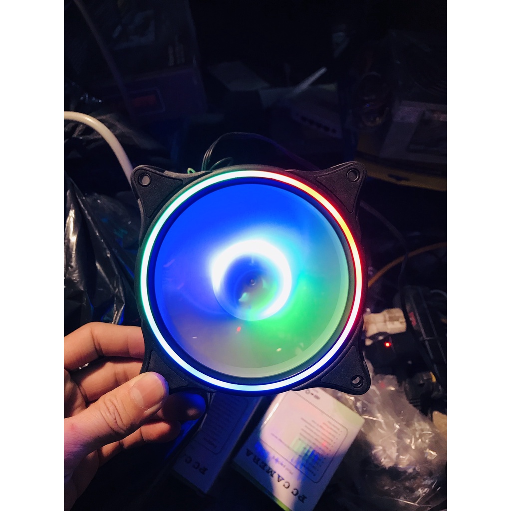 [Ảnh Thật] Fan Led Tản Nhiệt Cho Case Máy Tính 5 Màu Rgb Hơn 50 Hiệu Ứng Cực Đẹp Arigato Đảm Bảo Chất Lượng Bảo Hành 6T