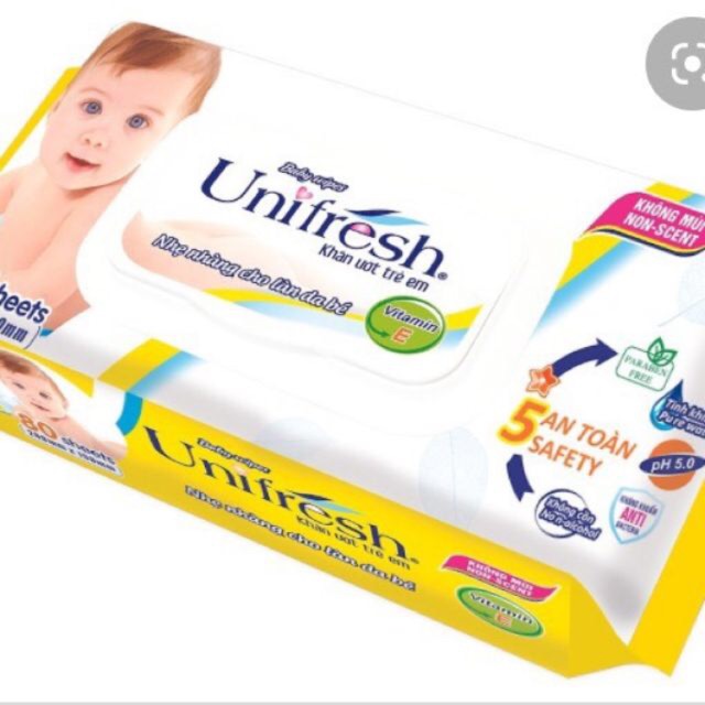 COMBO KHĂN ƯỚT UNIFRESH  6 GÓI