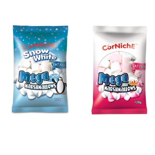 Kẹo Marshmallow Snow White/Mega CorNichE Gói 120G