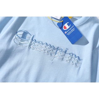[ĐƯỢC PHÉP KIỂM HÀNG] Áo thun Champion thêu tee 3 chữ