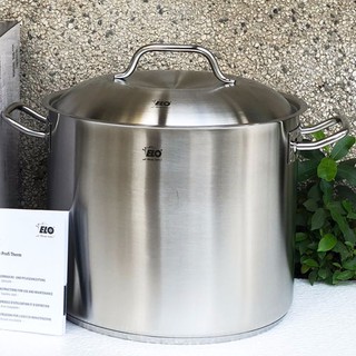 Nồi luộc gà Đức inox 304 Elo Profi Therm 32cm cao 26cm của Đức dùng được cho bếp từ, Luộc Bánh Trưng, Nấu Canh Khi Có Cỗ