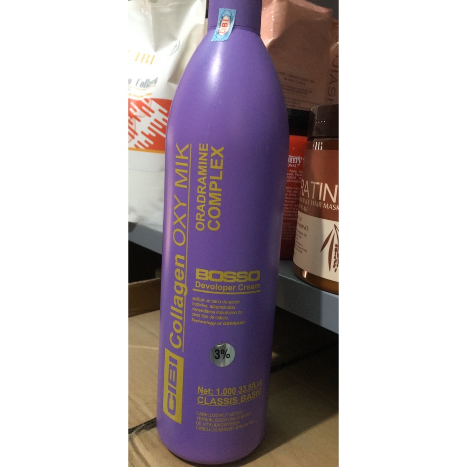 Oxy trợ nhuộm tóc collagen Cibi 1000ml