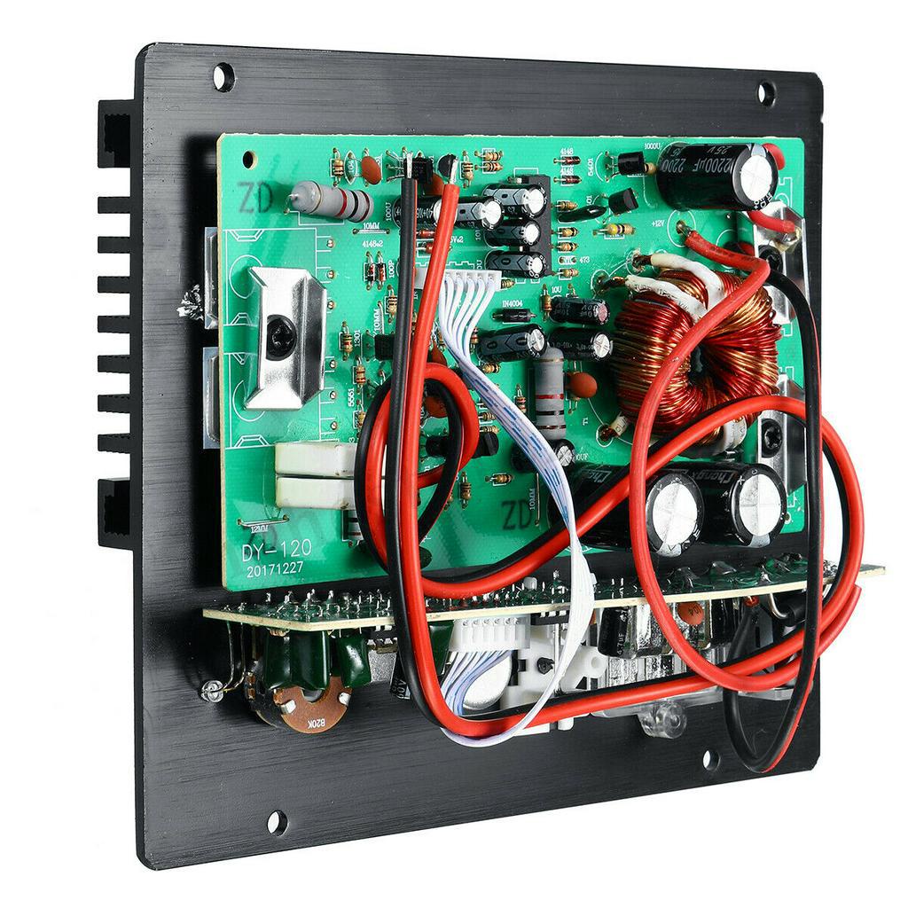 Bảng Mạch Khuếch Đại Âm Thanh Siêu Trầm Cho Xe Hơi 12v 28-160khz 1000w 17x14.6cm
