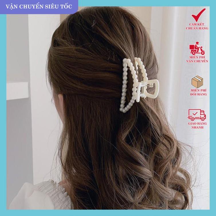 Kẹp tóc đính hạt ngọc trai xinh xắn phong cách Hàn Quốc PK03 phụ kiện cào tóc nhiều mẫu tùy chọn