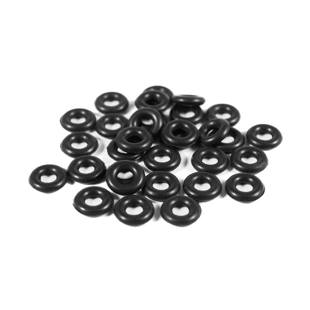 Set 30 vòng tròn cao su kích thước 2.5mm x 6.5mm x 2mm dành cho câu cá