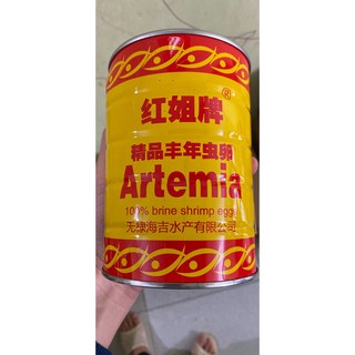 [Date 10-08-2024]Artemia ấp nở lon vàng 50g - thức ăn dành cho cá cảnh
