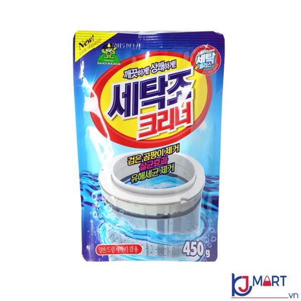 Bột làm sạch lồng máy giặt cực mạnh Rocket Soap túi 120g Loại bỏ các vết bẩn, nấm mốc ở sâu trong lồng giặt