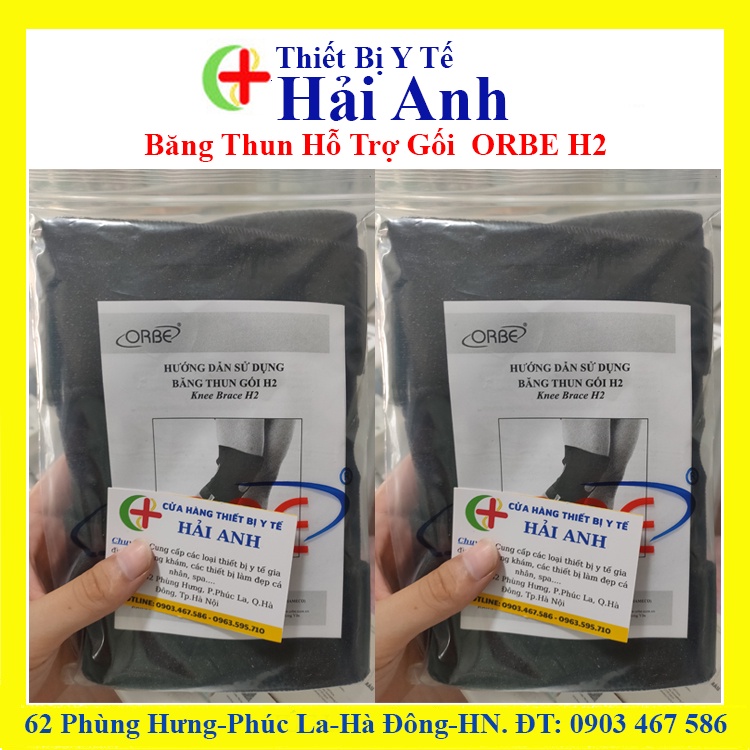Băng Thun Hỗ Trợ Gối Chuyên Dụng ORBE H2 Có Thanh Nẹp Cố Định Khớp Gối
