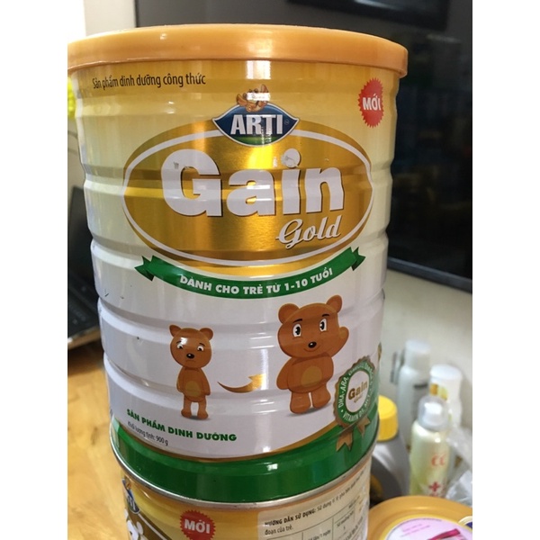 Sữa bột Arti Gold lon 900g( Dành cho trẻ gầy từ 1 tới 10 tuổi)