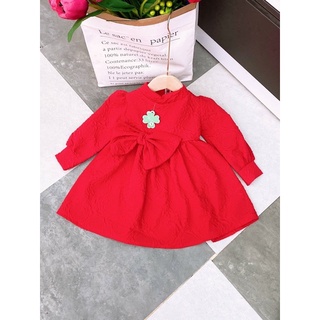 Váy đầm đỏ thu đông đón noel