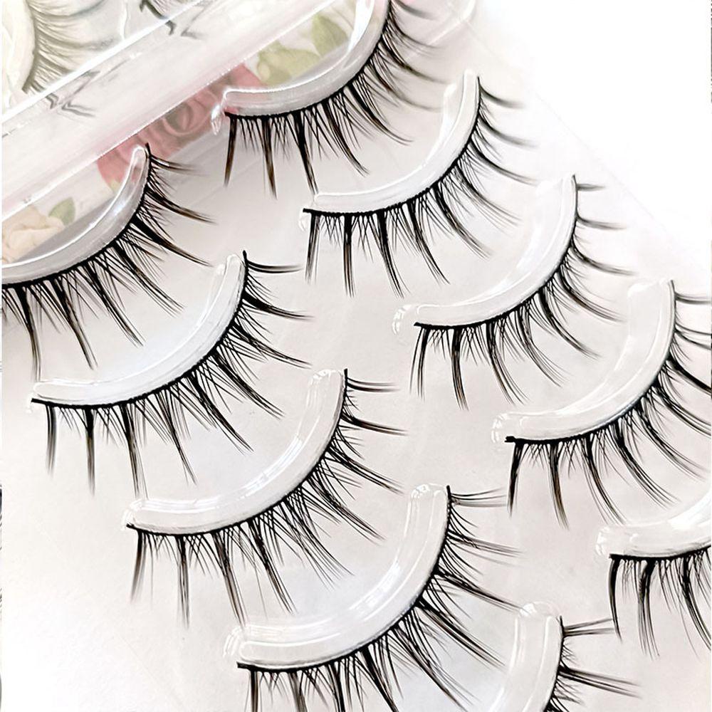 Set 5 Cặp Lông Mi Giả Dày Tự Nhiên Hóa Trang Nhân Vật Quỷ Nhỏ