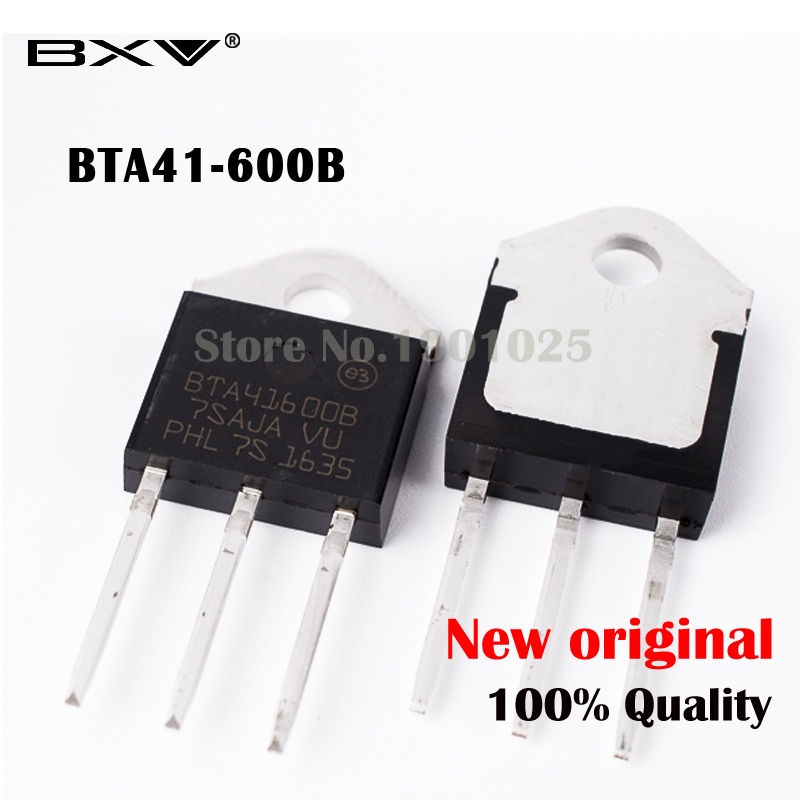 Bộ 5 Linh Kiện Điện Tử BTA41-600B BTA41-600 Triac 600V 40A BTA41600B BTA41600 BTA41 TO-3P 40A IC