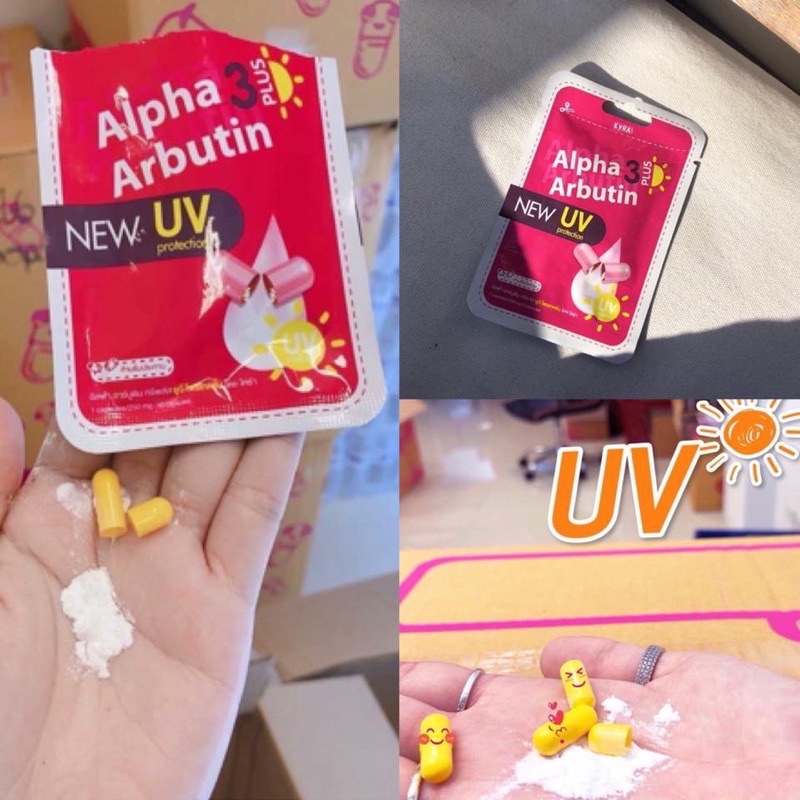 VIÊN KÍCH TRẮNG ALPHA ABUTIN