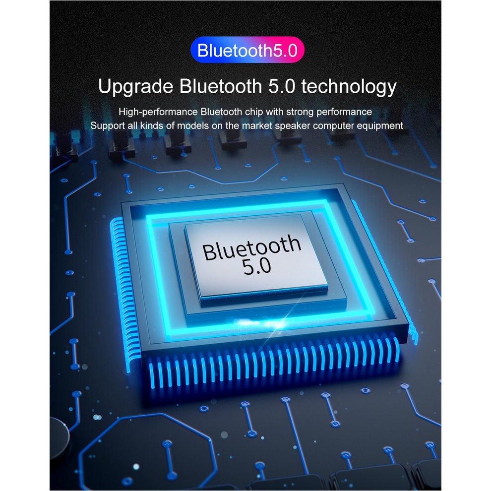 Bộ Chuyển Đổi Âm Thanh Không Dây Bluetooth 5.0 NFC 3.5mm AUX Hoặc RCA Đầu Vào Cho Tai Nghe HD HiFi
