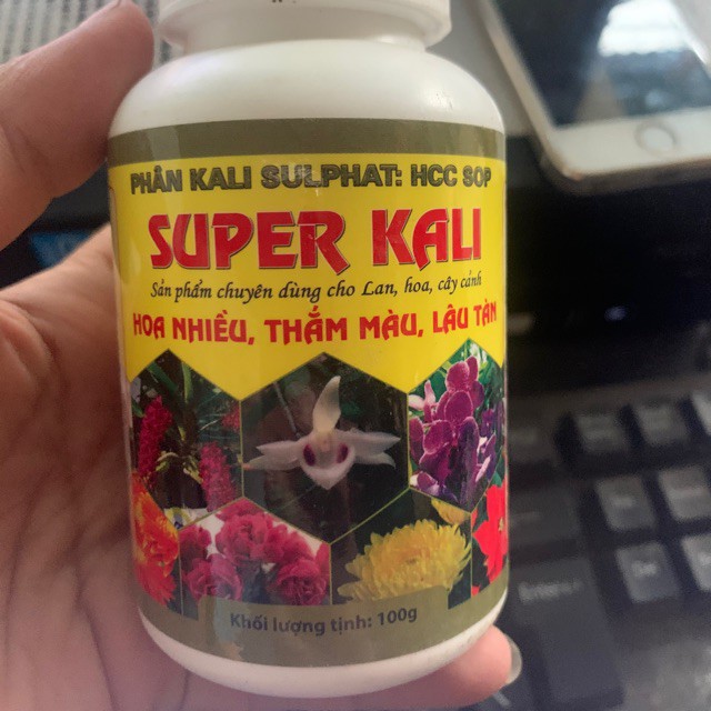 Combo bộ 3 phân bón Super cho hoa lan, cây cảnh (Super Magie, Super Canxi,Super Kali)