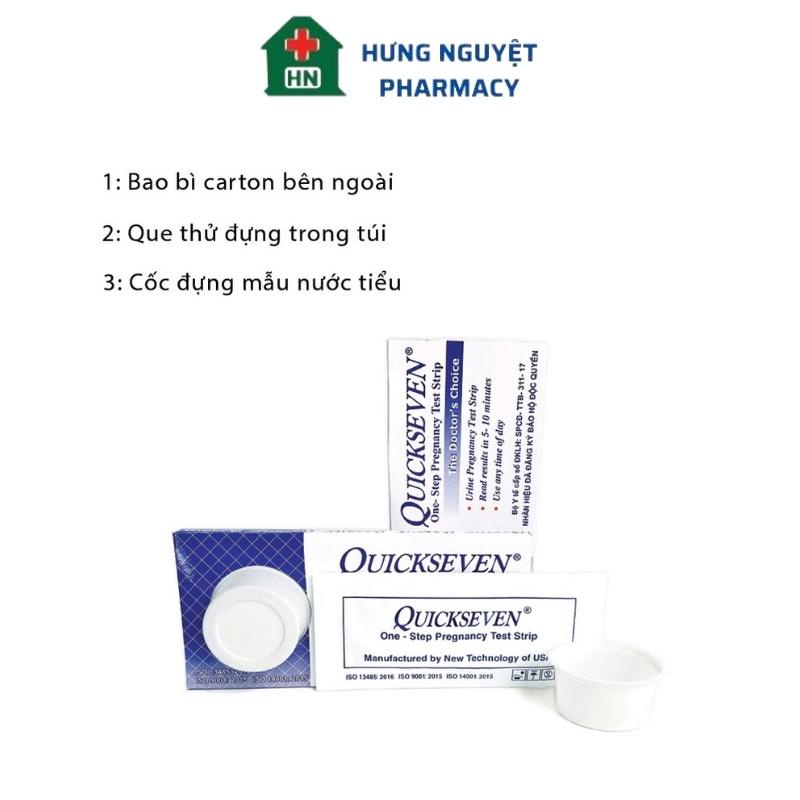 Que thử thai nhanh QuickStrip que thử giúp phát hiện thai sớm
