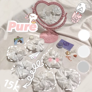 [Flash sale] Scrunchies - Cột tóc dây vải - Pure @neonmoon.vn