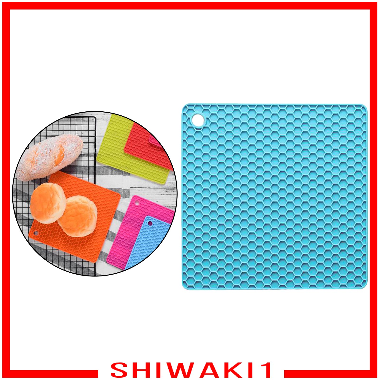 Set 1 Miếng Lót Nồi Silicon Chịu Nhiệt Chống Trượt Cho Nhà Bếp