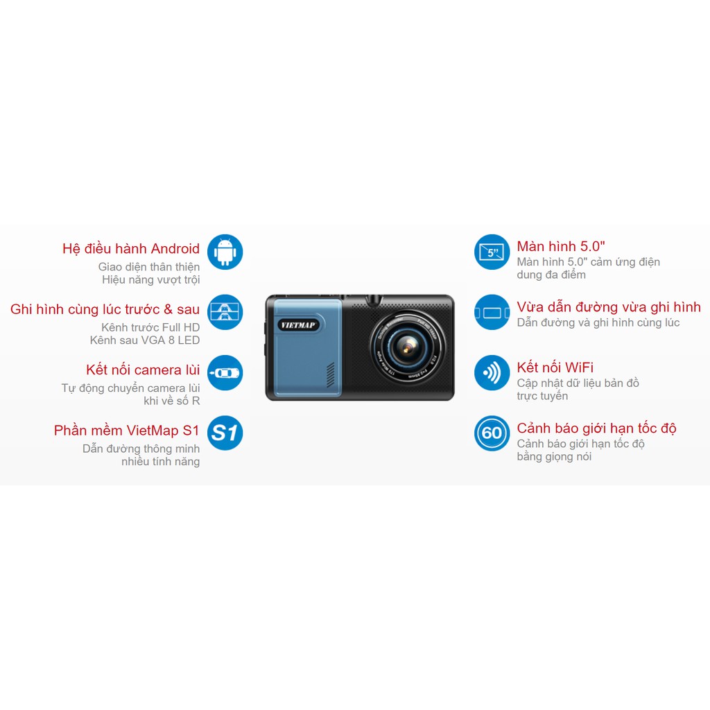 [HỖ TRỢ LẮP ĐẶT] CAMERA HÀNH TRÌNH VIETMAP A50