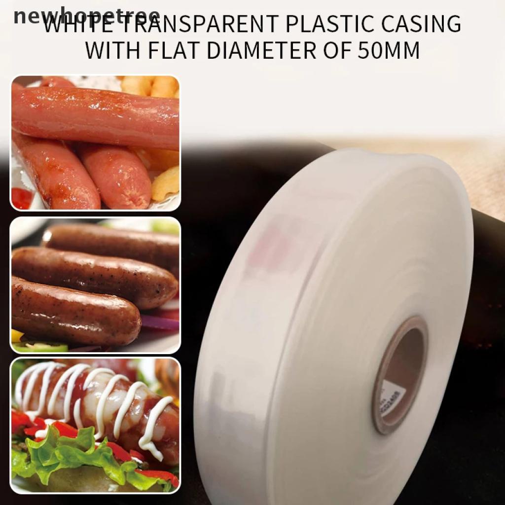 Máy Làm Xúc Xích 6M Rộng 50mm Vỏ Bằng Nhựa Cấp Thực Phẩm