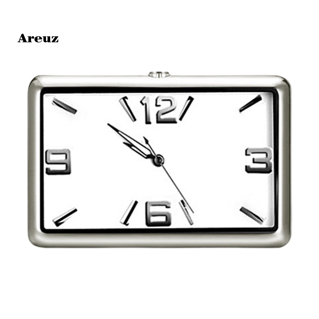 Đồng Hồ Xe Hơi Mini Dạ Quang Nút Bấm Chạy Bằng Pin