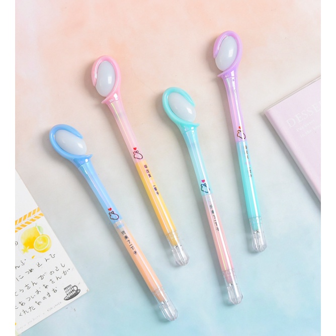 [Hàng mới về] Combo hộp Bút tình nhân Trái tim ghép đôi phát sáng - Bút đôi, bút cặp phát sáng