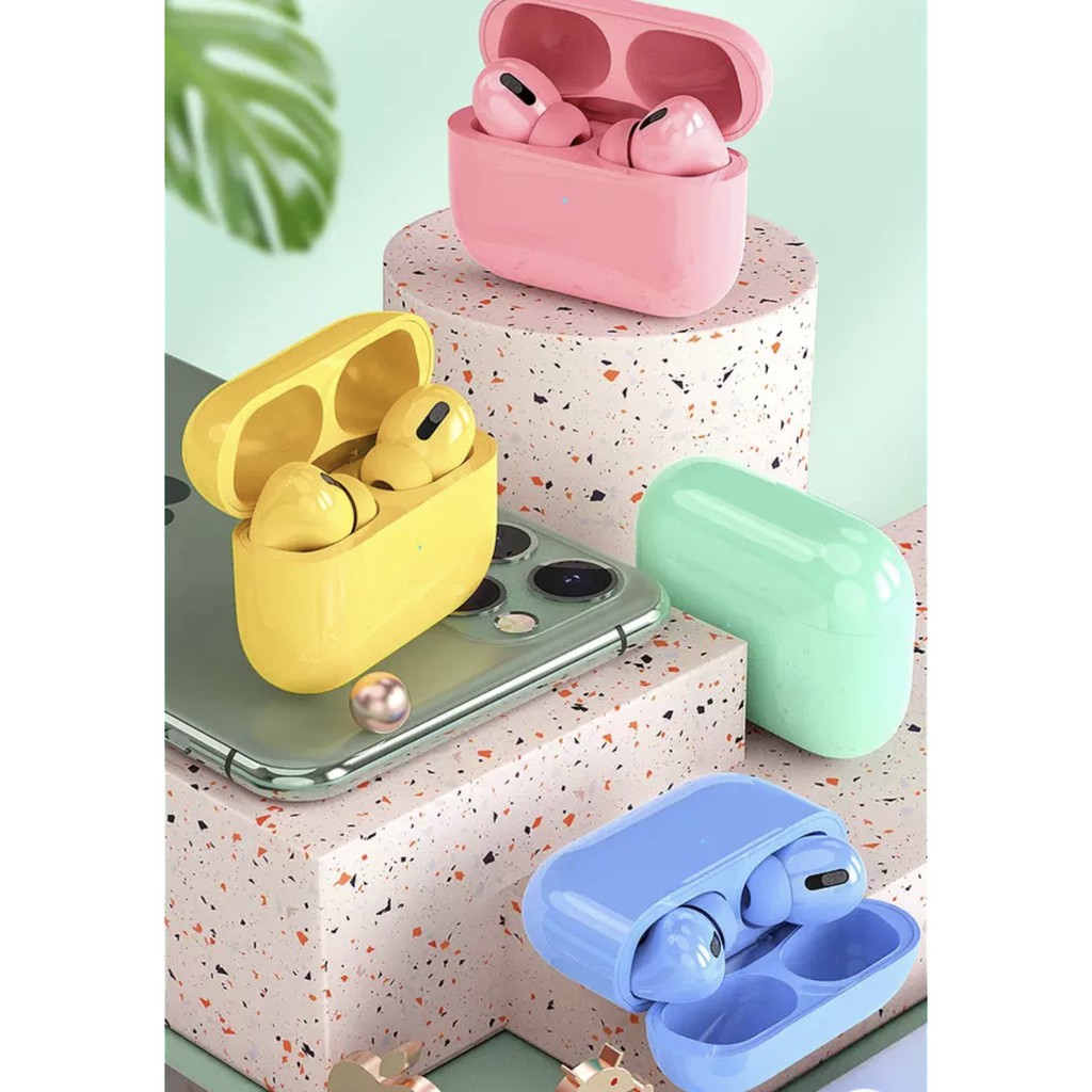 Tai nghe nhét tai bluetooth phiên bản TWS i12/I13 macaron có nhiều màu sắc dành cho tất cả các dòng điện thoại