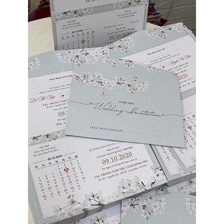 THIỆP CƯỚI HIỆN ĐẠI - HA02 (Giá đã in hoàn thiện)