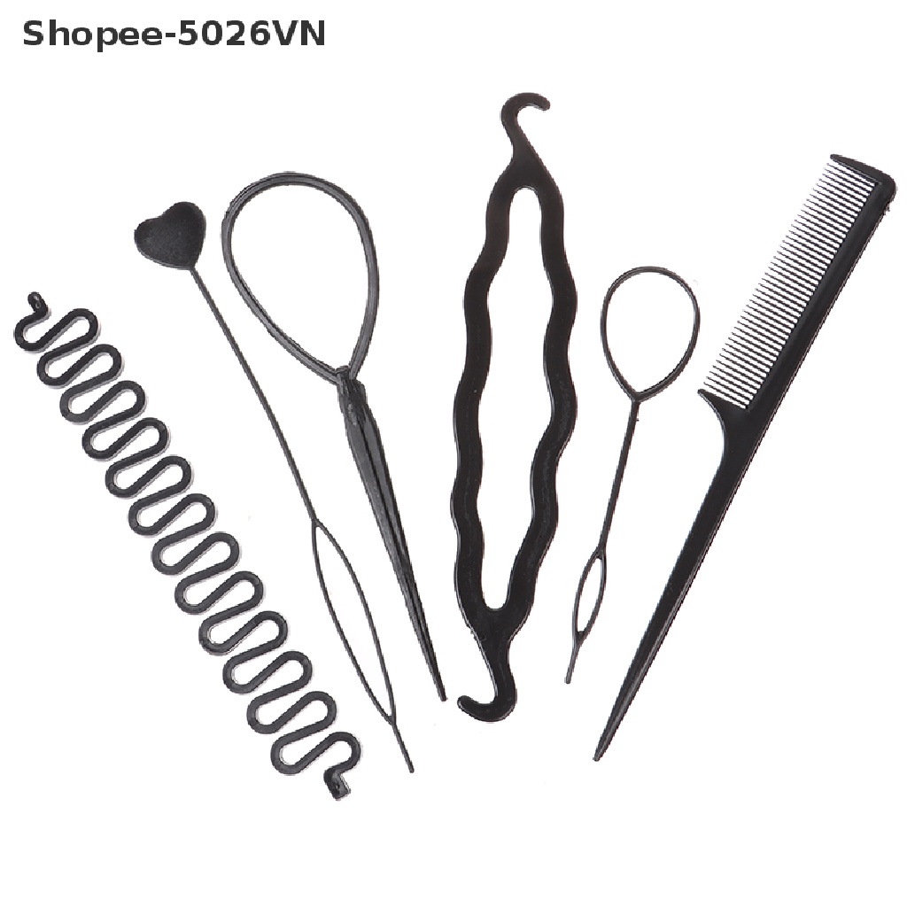 Bộ 6 Dụng Cụ Bện Tóc Bảo Vệ An Toàn Cho Trẻ Em