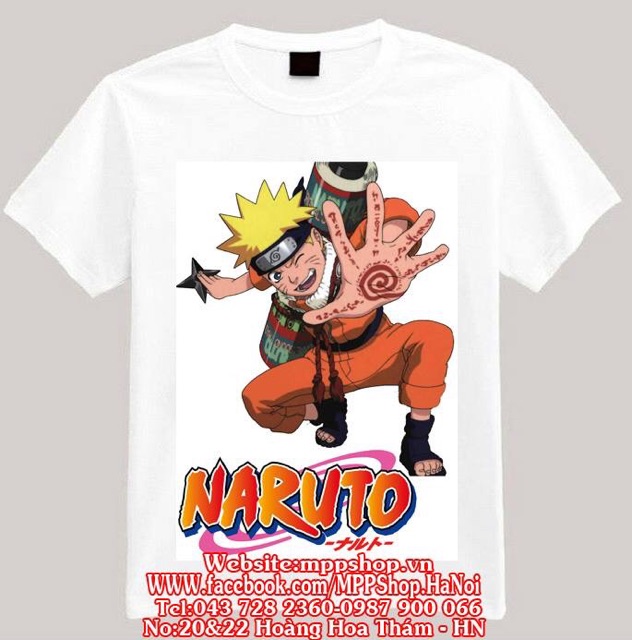 Áo anime cộc tay in hình truyện tranh đủ truyện đủ size