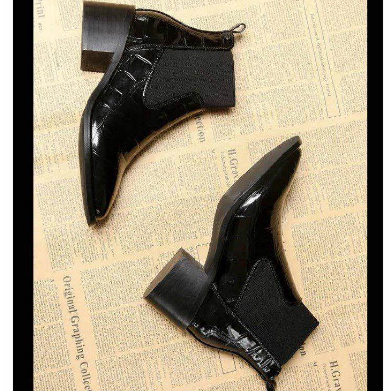 IELGY Giày Bốt martin Da Bóng Đế Dày Mềm Mại Thời Trang Cá Tính Cho Nữ