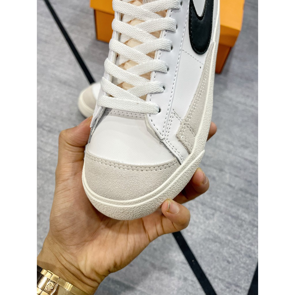 [GeeKSneaker] Giày Nike Blazer Mid ’77 Vintage ‘White Black’ BQ6806-100
