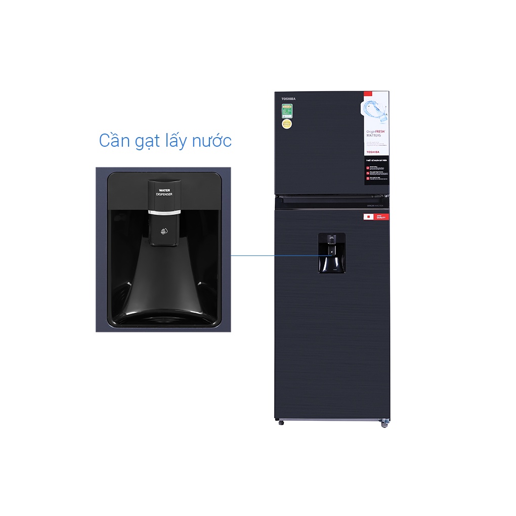 [Toshiba RT435WE] Tủ lạnh Toshiba Inverter 337 lít GR-RT435WE-PMV(06)-MG