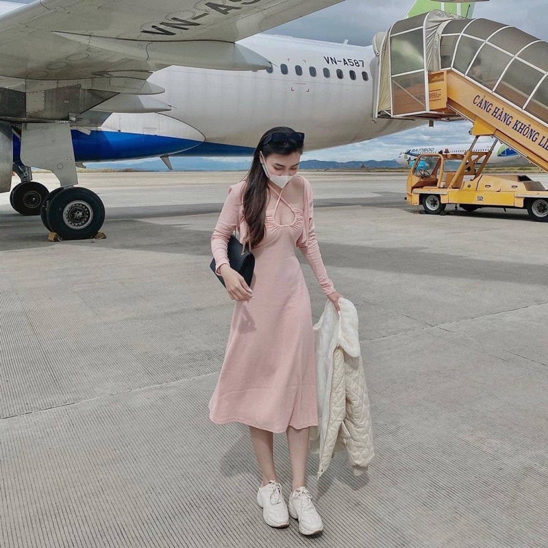 Set áo khoác  kèm váy- H clothes shop