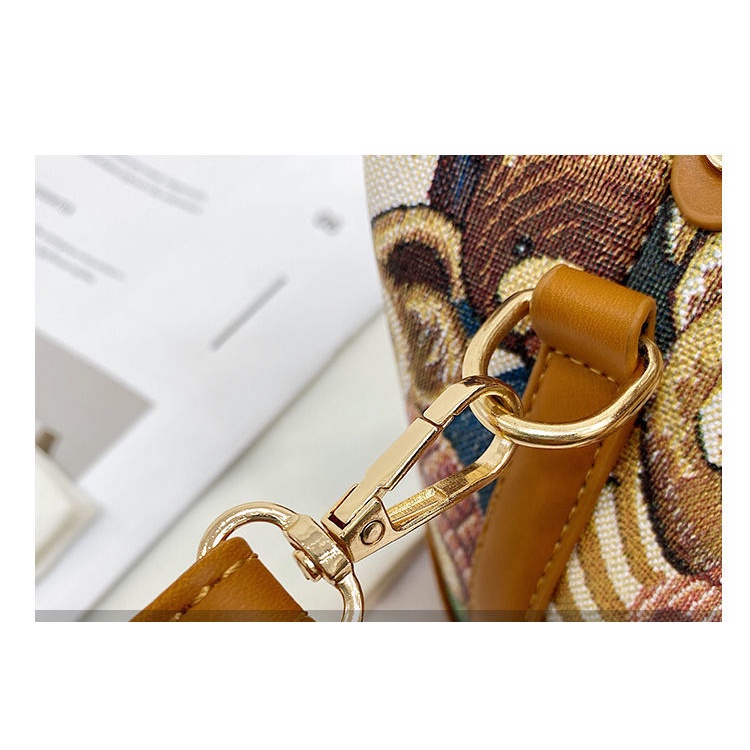 Túi đeo chéo CHUWANGLIN bằng da thời trang sành điệu dành cho nữ