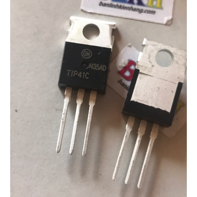Combo 2 con IC Transistor NPN TIP41C TIP41 6A 100V TO-220 chính hãng ON