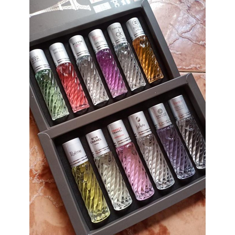 Set 6 chai nước hoa lăn mini 20ml mẫu thử chính hãng thơm lâu | Thế Giới Skin Care