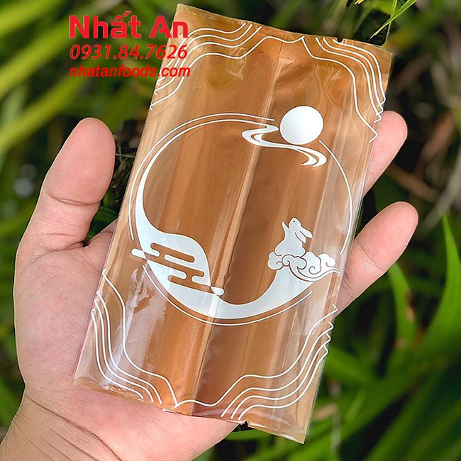 Túi hàn miệng bánh trung thu  300gr có 2 mẫu - 100 cái