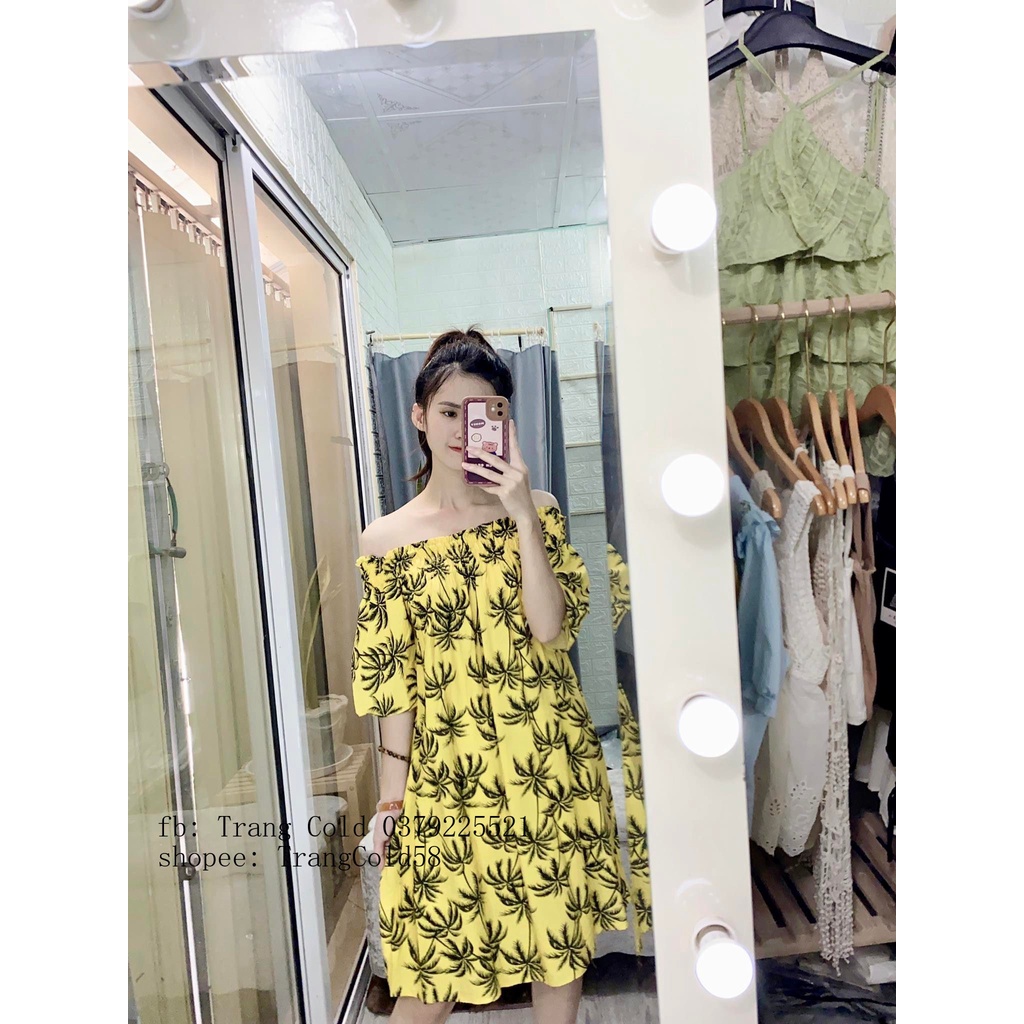 Áo , Váy đi biển cây dừa