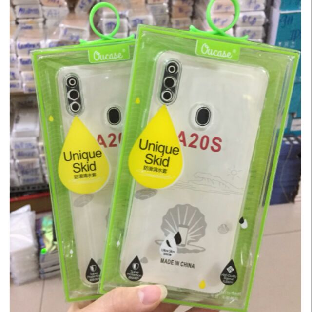 Ốp dẻo Ou case Galaxy A20S trong suốt