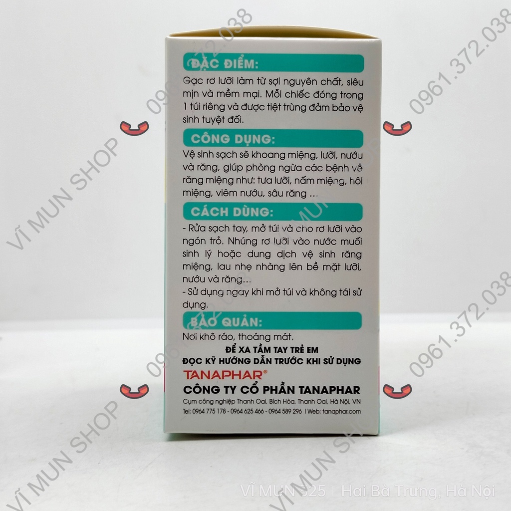 RƠ LƯỠI Y TẾ TANAPHAR hộp 50 chiếc