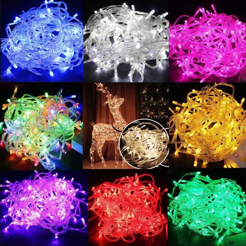 Đèn đèn chớp nháy led 5m đủ màu, Đơn màu  48 bóng LED giá siêu rẻ