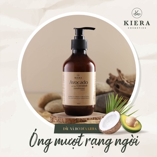 Dầu xả tinh chất bơ dừa Kiera hỗ trợ phục hồi tăng trưởng tóc tự nhiên 300ml
