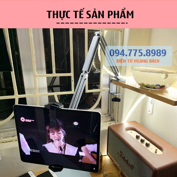 [ #P67 - P60 Plus ] / Arm nâng, tay nâng máy tính bảng kẹp cố định vào bàn ErgoTek I99 kiêm giá đỡ kẹp giữ Tablet