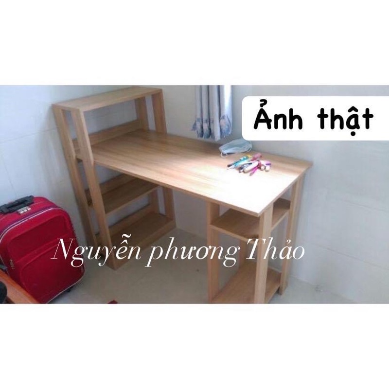 BÀN LÀM VIỆC CHỮ L KÈM KỆ SÁCH
