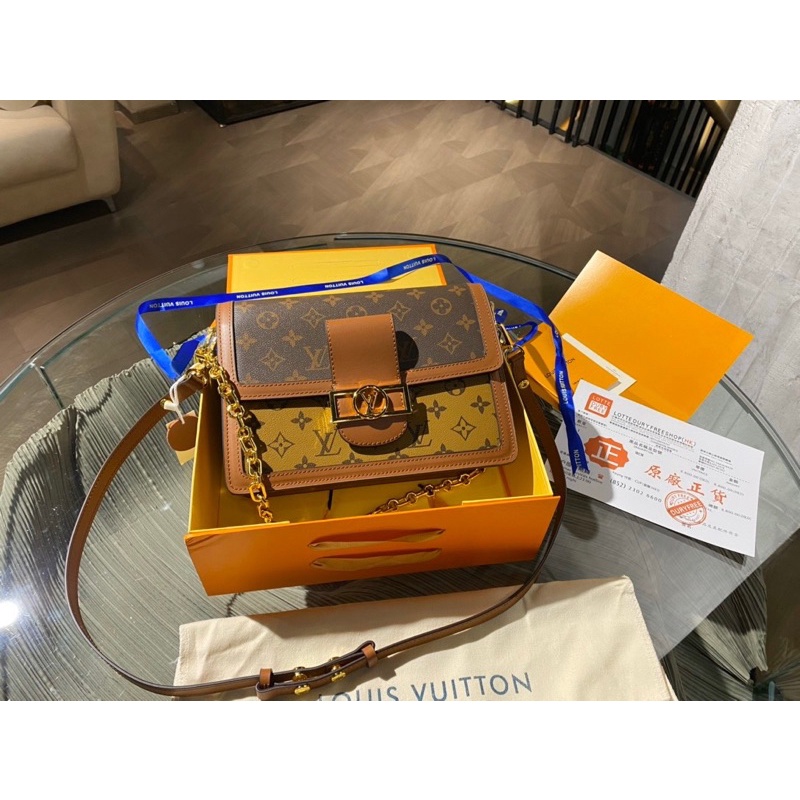 Túi W566-25 LV Dauphine fullbox nam châm dây da, xích quá đẹp♥️