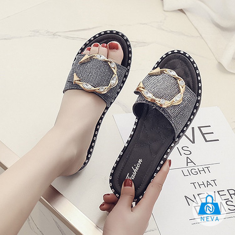 [SIZE NHỎ] Dép nữ Thời Trang Lấp Lánh NEVA3008